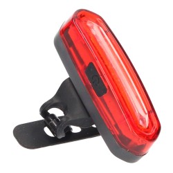 Luz trasera de bicicleta LED recargable con USB 3W 180lm