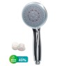 Alcachofa de ducha eco ahorro Ø100mm con 3 funciones Cromada