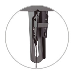 Soporte para televisión fijo con sistema antirrobo 43 - 90 pulgadas inclinable