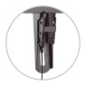 Soporte para televisión fijo con sistema antirrobo 43 - 90 pulgadas inclinable