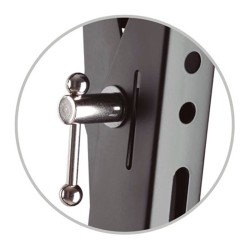 Soporte para televisión fijo con sistema antirrobo 43 - 90 pulgadas inclinable