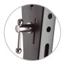 Soporte para televisión fijo con sistema antirrobo 43 - 90 pulgadas inclinable