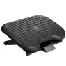 Reposapiés de oficina ergonómico con plataforma ajustable en ángulo y altura
