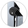 Escalera aluminio 5 peldaños de 1010 mm de altura