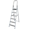 Escalera aluminio 6 peldaños de 1230 mm de altura