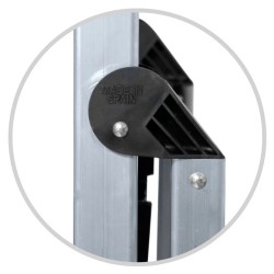 Escalera aluminio 6 peldaños de 1230 mm de altura