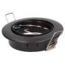 Aro empotrable basculante Mebrat Ø84mm Negro mate