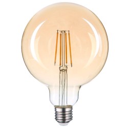 Lámpara LED globo G125 Vintage 7W E27 2500K 680lm