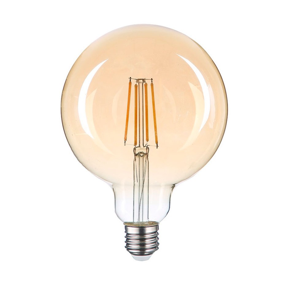 Lámpara LED globo G125 Vintage 7W E27 2500K 680lm