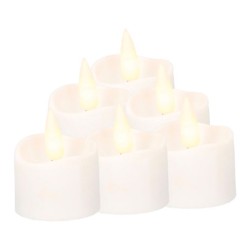 Pack 6 velas decorativas...