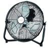 Ventilador metálico de suelo de 40cm 70W Negro