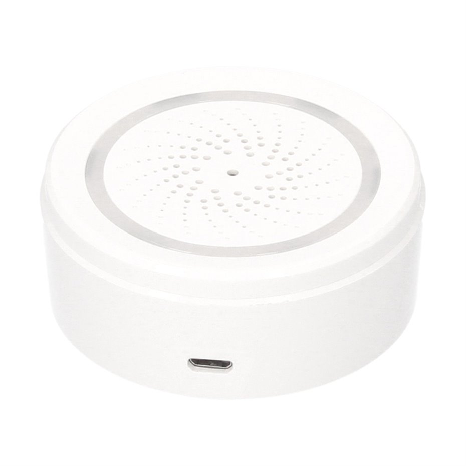 Alarma con sirena y control de temperatura y humedad vía wifi