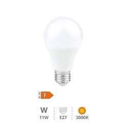 Lámpara LED estándar 11W E27 3000K regulable