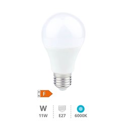 Lámpara LED estándar 11W E27 6000K regulable