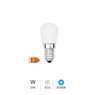 Lámpara LED pebetera 2W E14 6000K