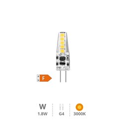 Lámpara LED SMD 1,8W G4 3000K 12V