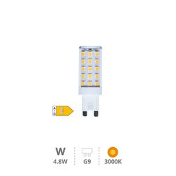 Lámpara LED SMD 4,8W G9 3000K