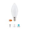 Lámpara LED vela 5W E14 6000K