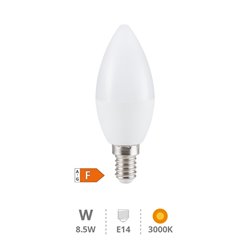 Lámpara LED vela 8,5W E14 3000K