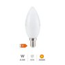 Lámpara LED vela 8,5W E14 3000K