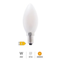 Lámpara LED vela Serie Cristal 4W E14 3000K