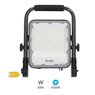 Proyector aluminio LED con soporte móvil 30W 6500K IP65 Gris