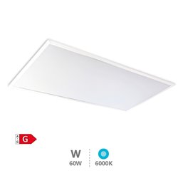 Panel empotrable LED rectangular Hassi 60W 6000K Blanco   