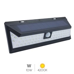 Aplique solar con sensor 4W 4200K Negro