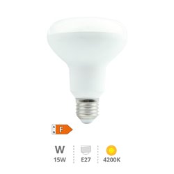 Lámpara LED reflectora R90 15W E27 4200K