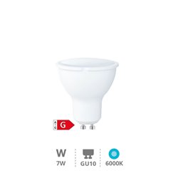 Lámpara LED dicroica 7W GU10 6000K regulable