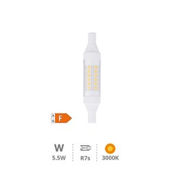 Lámpara lineal LED 78mm R7s 5,5W 3000K