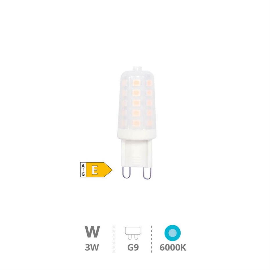 Lámpara LED SMD 3W G9 6000K