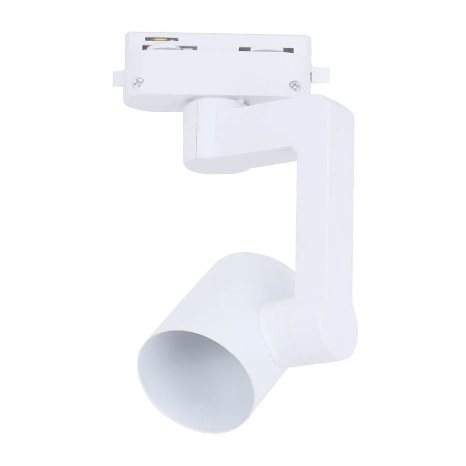 Luminaria GU10 carril monofásico Blanco