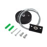 Kit suspensión carril monofásico Negro