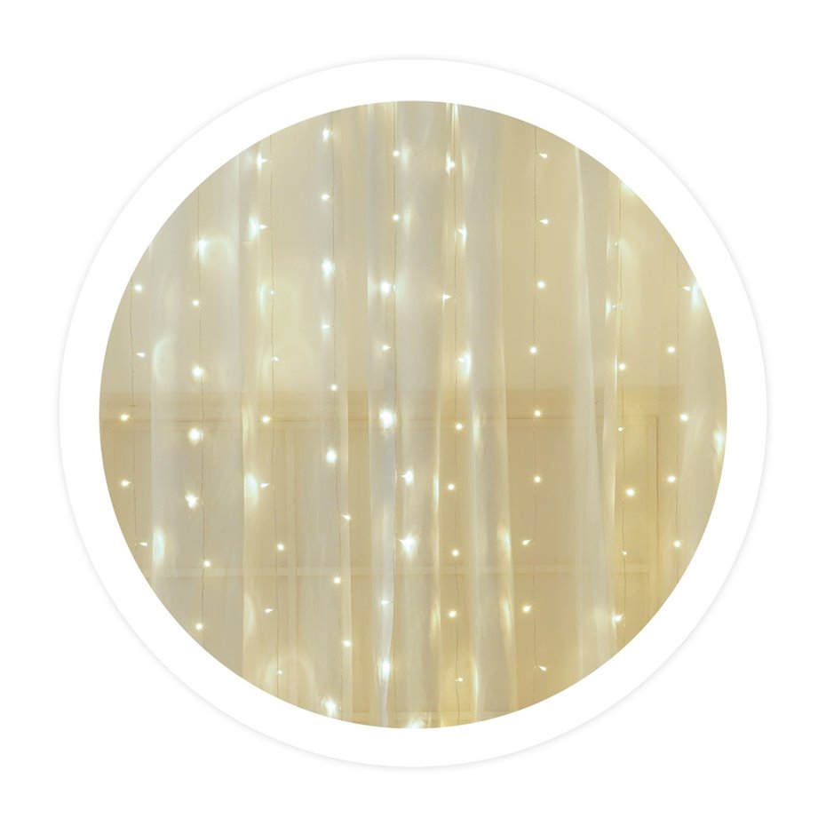 Cortina luminosa 1x1,2M 6000-10000K