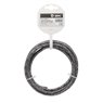 Cable textil 10M (2x0.75mm) Negro/Gris (copia)