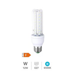 Lámpara LED 3U 12W E27 6000K