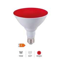 Lámpara LED PAR38 15W E27 Azul IP65 (copia)
