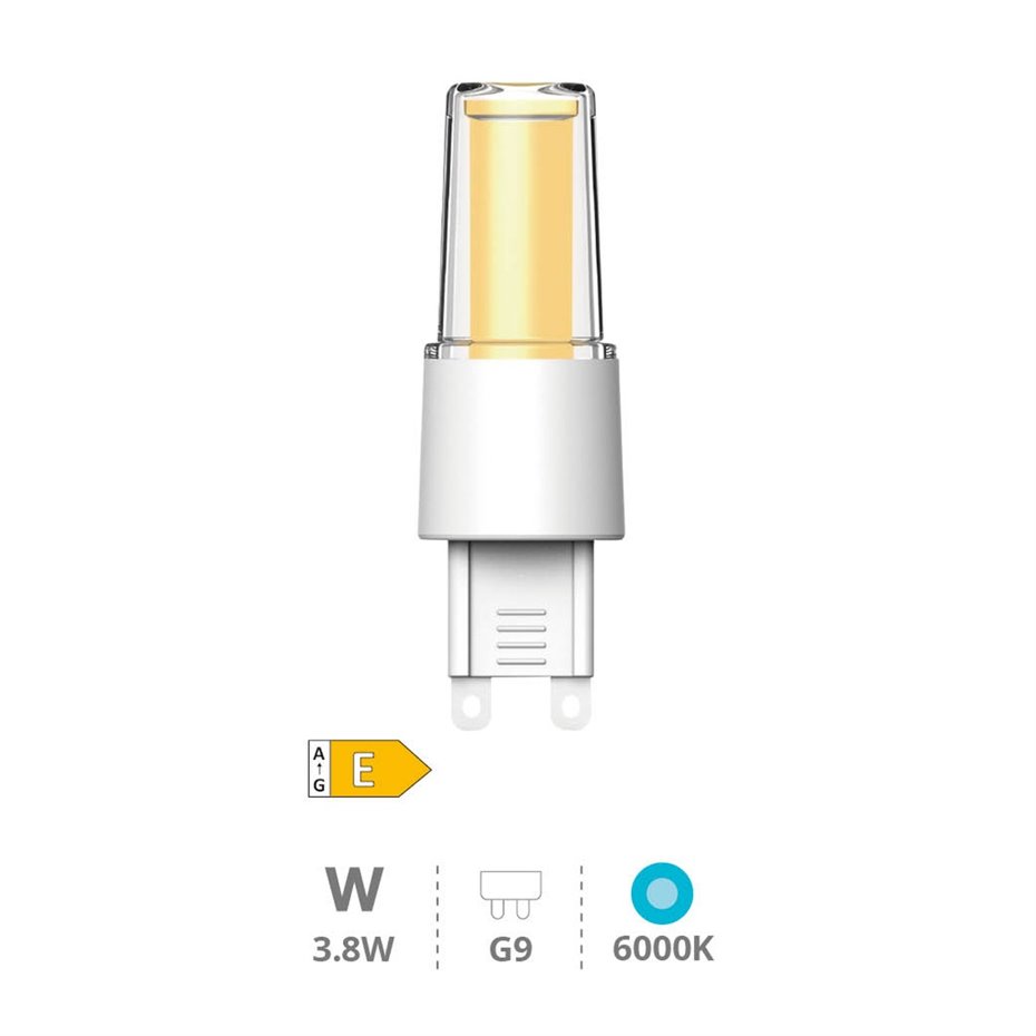Lámpara LED COB 3,8W G9 6000K
