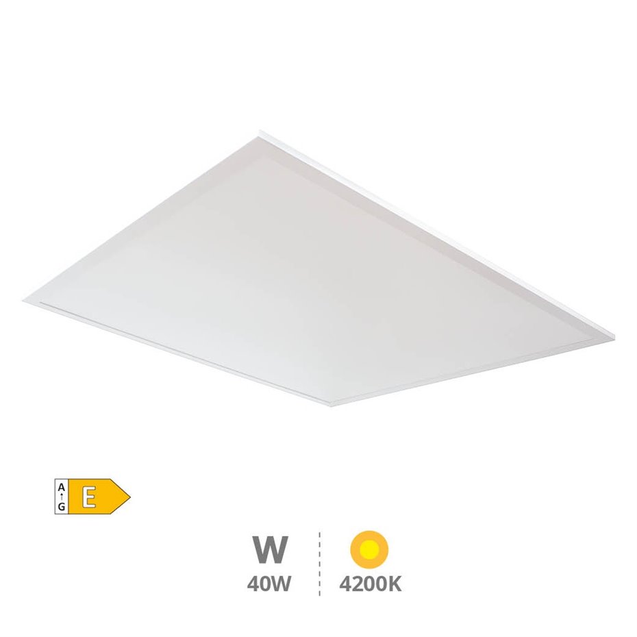 Panel empotrable LED 40W 4200K Blanco - Libertina - 6u caja exp