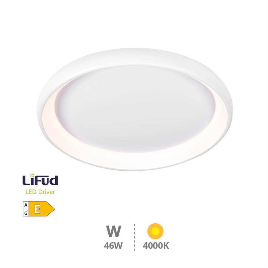 Plafon techo LED 46W 4000K Blanco