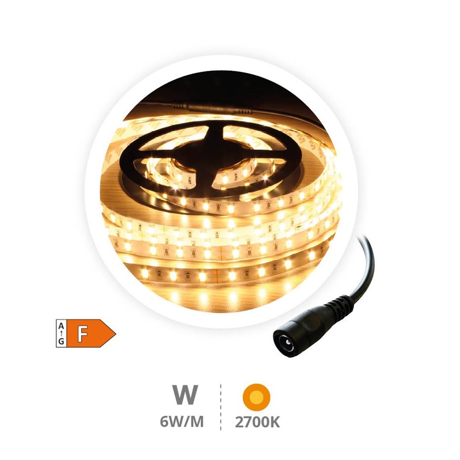 Rollo 5M TIRA LED (6W) 2700K-3000K IP20 24V