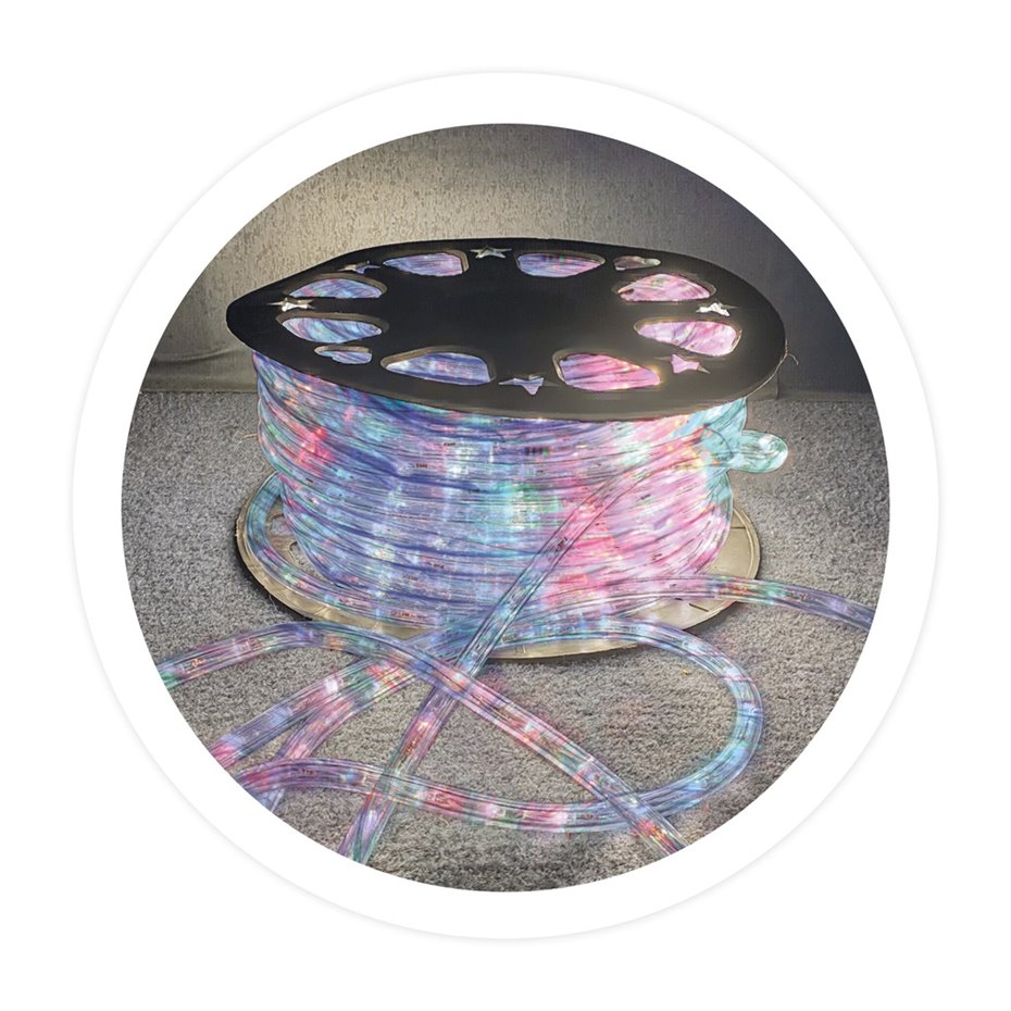 Rollo 48M tubo flexible fijo RGB