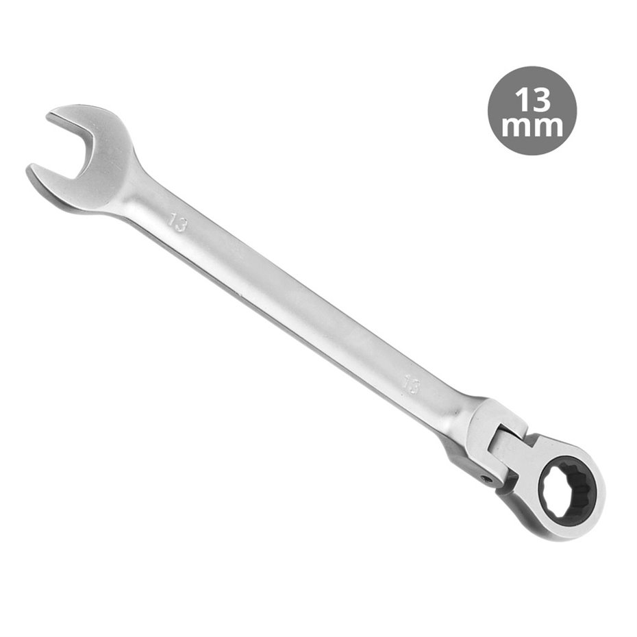 Llave combinada con crique articulado CR-V 13mm