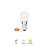 Bombilla LED pebetera 2W E14 4200K