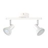 Foco de techo doble lineal Serie Kaitola GU10 Blanco
