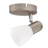 Foco de techo simple Serie Guimara E14 Níquel