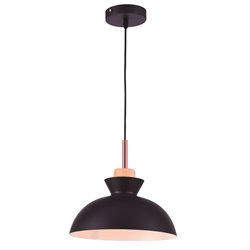 Lámpara de techo colgante Serie Sompara E27 Ø280mm Negro