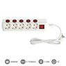 Base múltiple 5T con multi interruptor (3x1.5mm) 1,5M