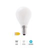 Bombilla LED esférica Serie Cristal 4W E14 6500K